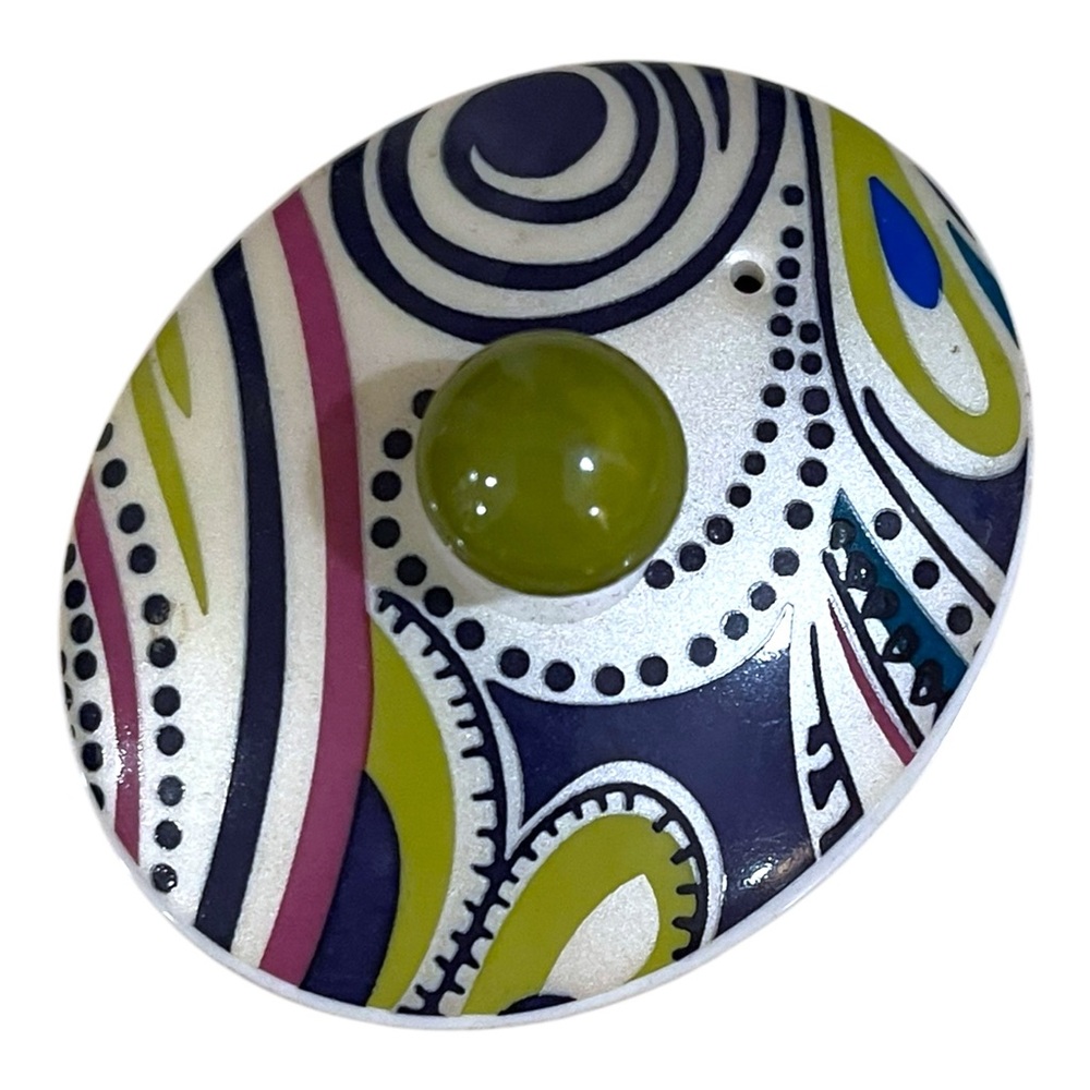 Colorful Denby Monsoon Cosmic Fine China England Teapot ~ A Rare Vintage Gem - Picture 12 of 16